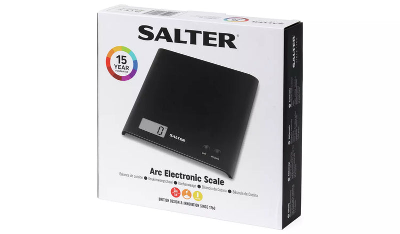 Salter Digital Kitchen Scale - Black