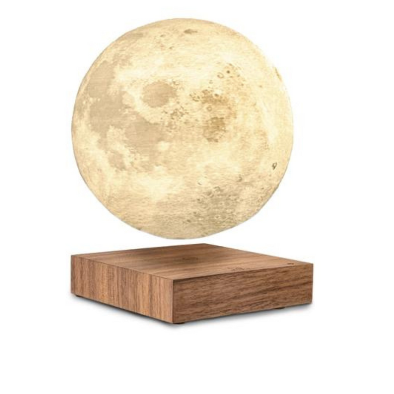 Design 3D Printed Levitating Smart LED Moon Lamp, 3 Colour Modes, Mains Adaptor Included, Packed in Premium Gift Box