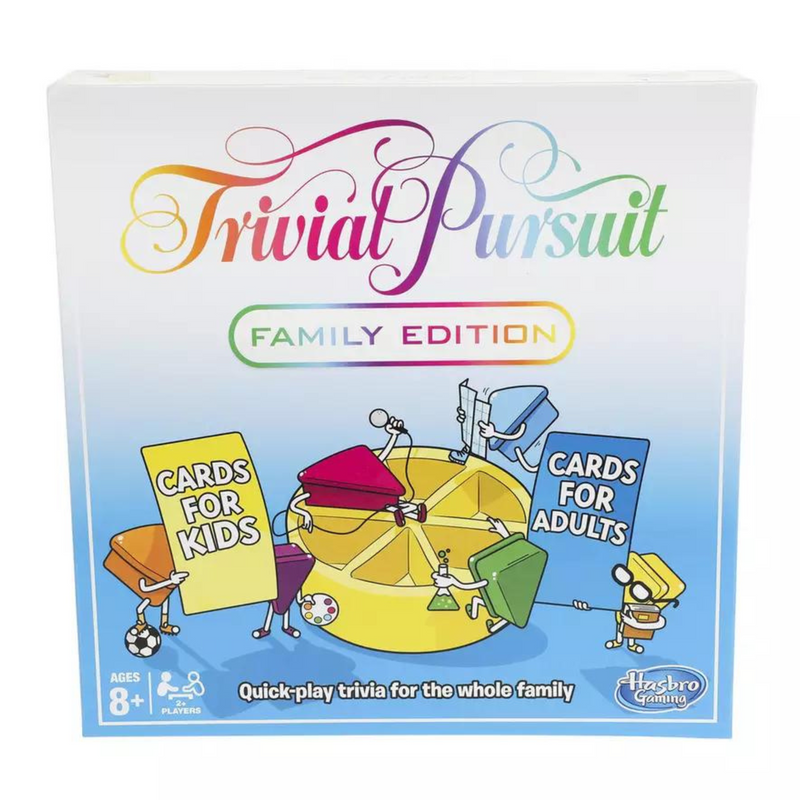Buy Trivial Pursuit Family Edition Board Game: Fun Trivia Game for All Ages in the UK